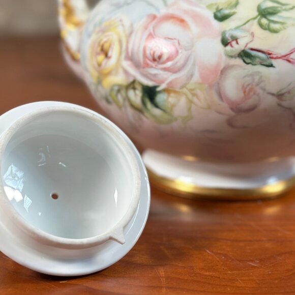 Antique T & V Limoges Teapot - 1896 - Picture 9 of 11